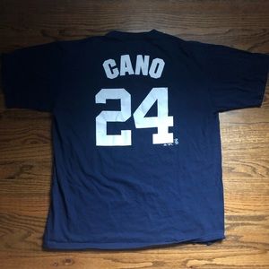 New York Yankees #24 Cano Shirt Jersey Size Large